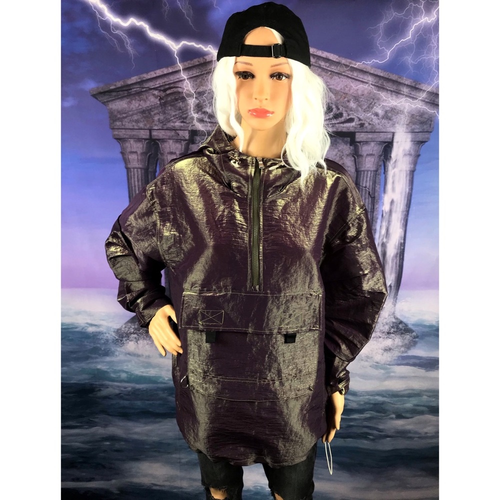 Dark Plum Anorak Jacket